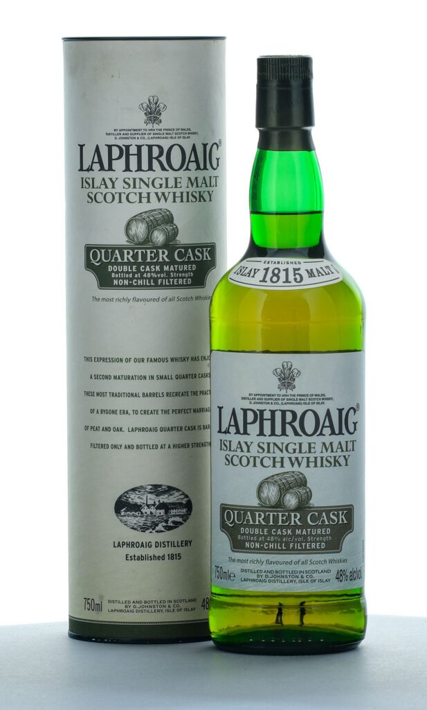 Laphroaig Quarter Cask Double Cask Matured Islay Single Malt Scotch