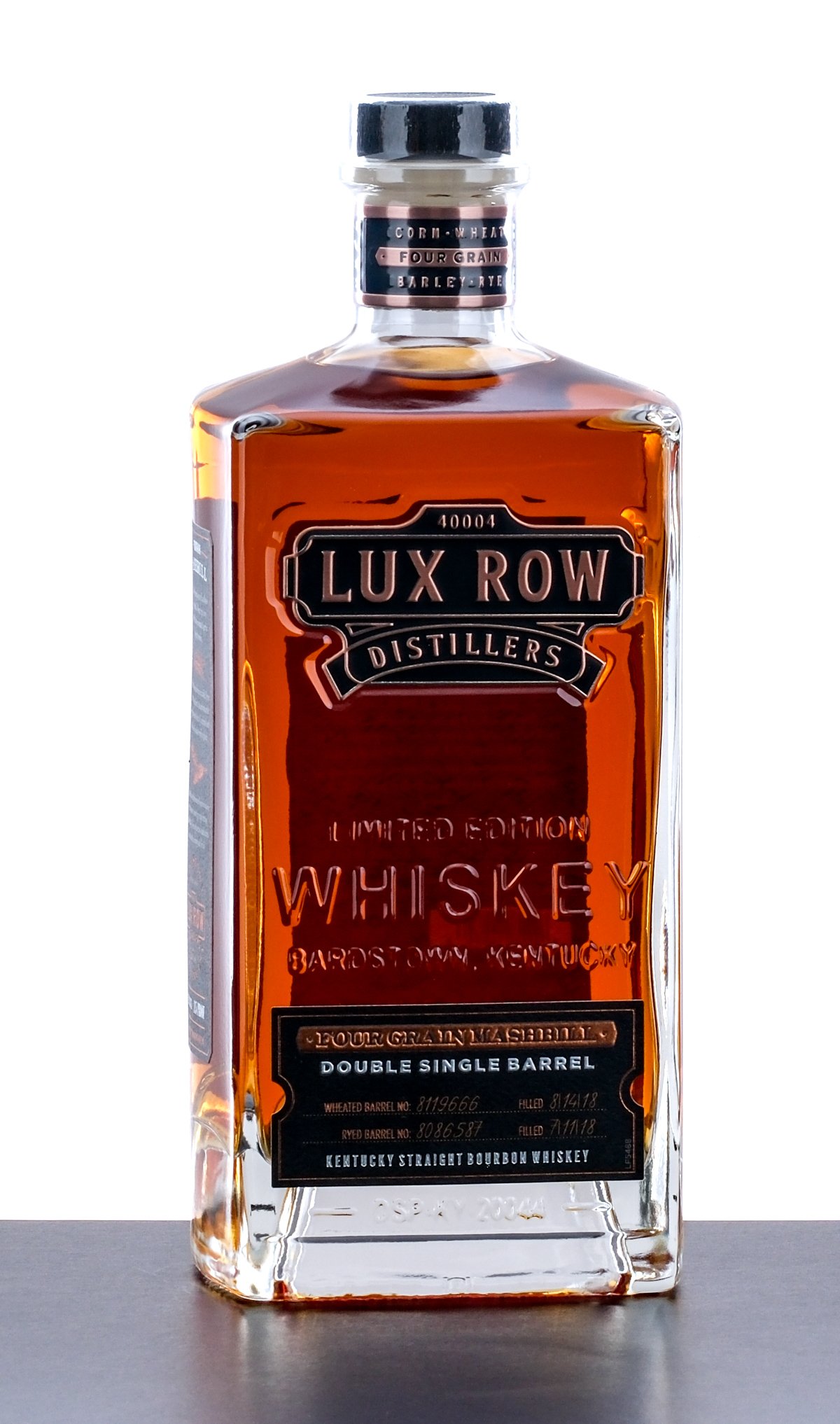 Lux Row Four Grain Mashbill Double Single Barrel Straight Bourbon