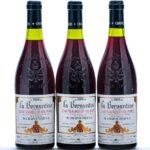 M. Chapoutier Chateauneuf-du-Pape La Bernardine Red Rhone Wine 1989 Group (3 Bottles)