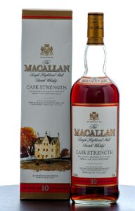 Macallan 10 Year Cask Strength Single Highland Malt Scotch 1L