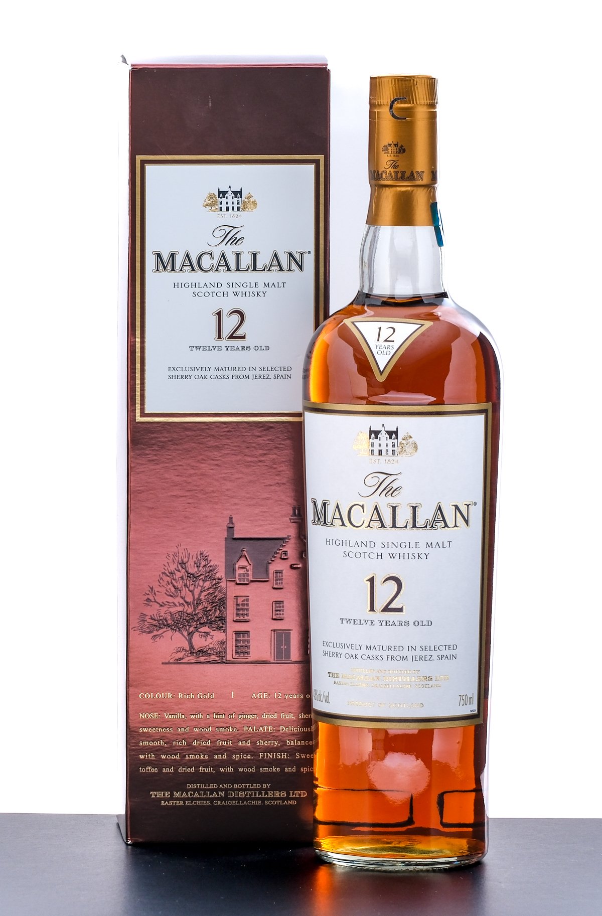 Macallan 12 Year Highland Single Malt Scotch