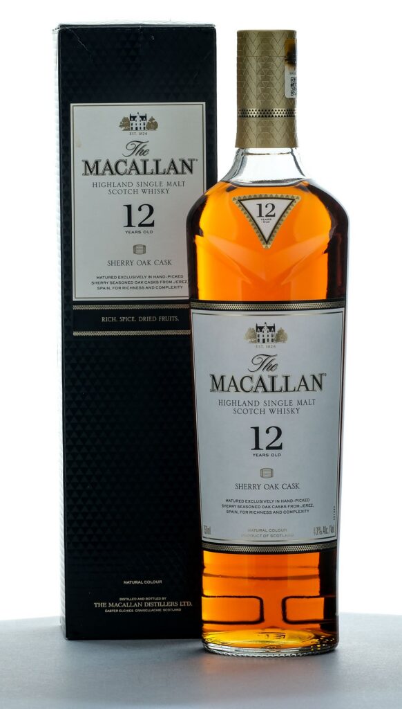 Macallan 12 Year Sherry Oak Single Malt Scotch