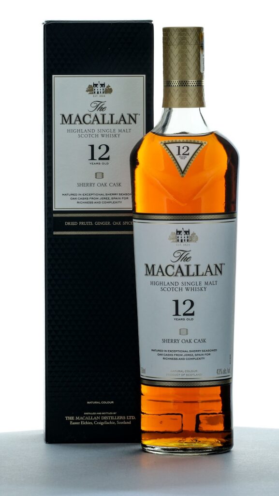 Macallan 12 Year Sherry Oak Single Malt Scotch