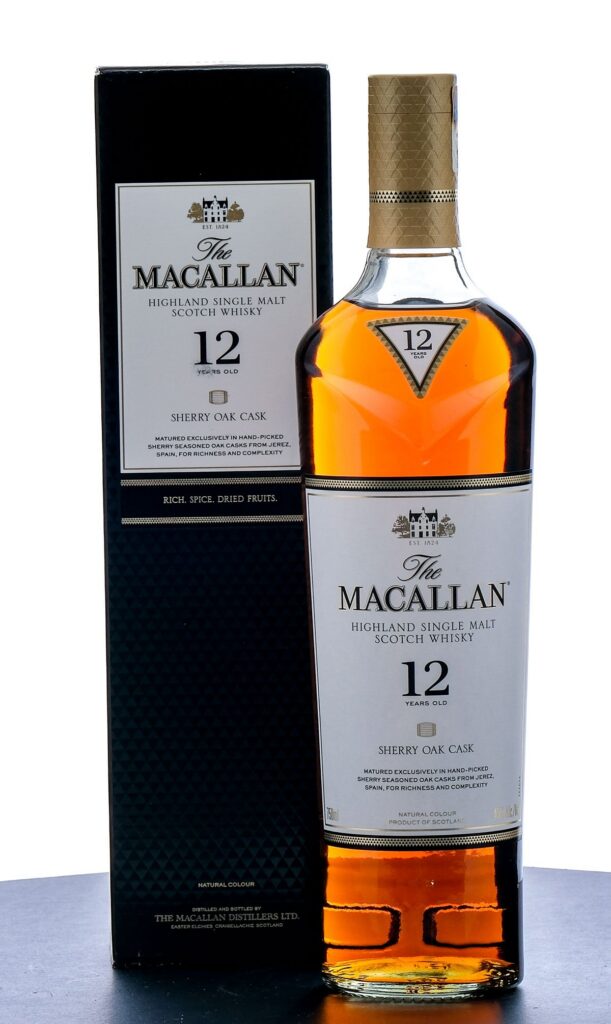 Macallan Sherry Oak Cask 12 Year Single Malt Scotch