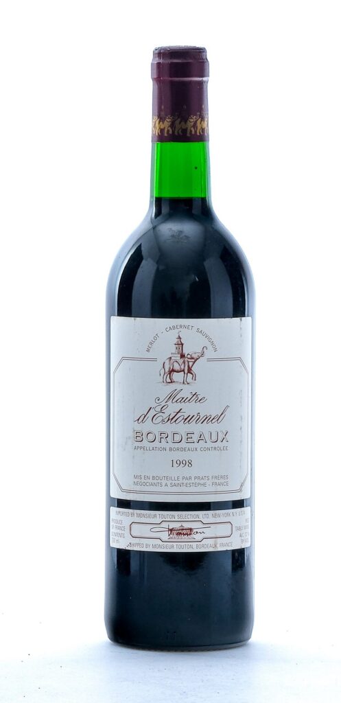 Maitre d'Estournel Bordeaux 1998