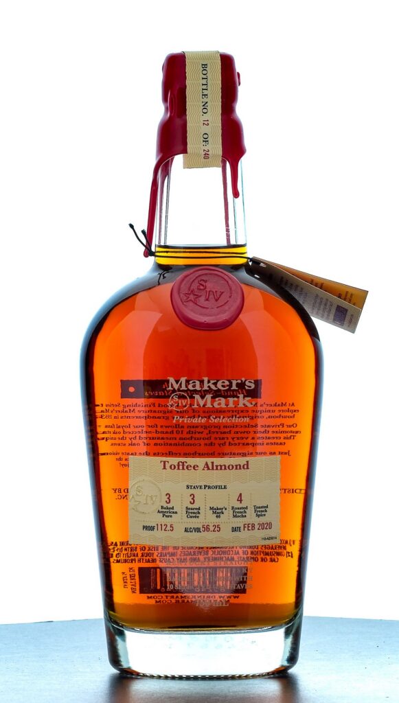 Maker's Mark Private Selection Toffee Almond Straight Bourbon 2020