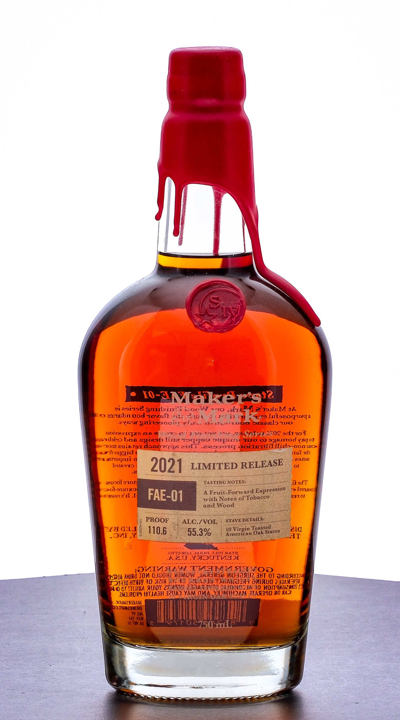Maker's Mark Wood Finishing Series 2021 FAE-01 Limited Release KY Straight Bourbon