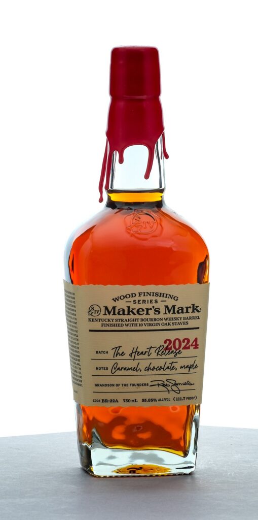 Maker's Mark Wood Finishing Series Heart Release Limited Release Straight Bourbon 2024
