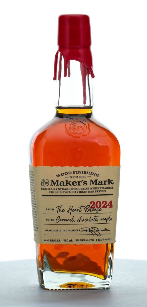 Maker's Mark Wood Finishing Series Heart Release Limited Release Straight Bourbon 2024
