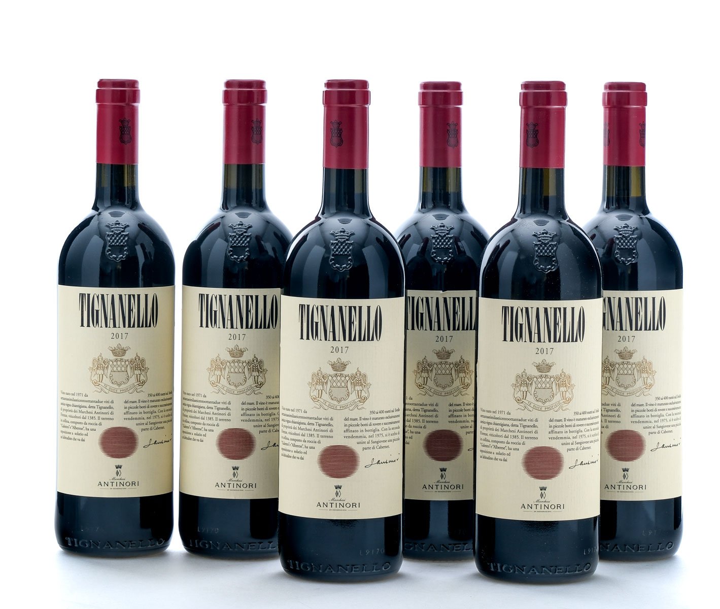 Marchesi Antinori Tignanello Toscana 2017 Case (6 Bottles)