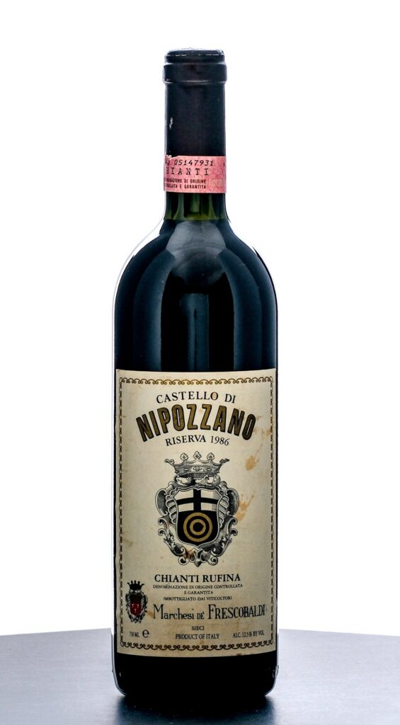 Marchesi de Frescobaldi Castello di Nipozzano Chianti 1986