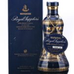 Metaxa Royal Sapphire Greek Specialty Liqueur 18k Gold Porcelain Presentation Decanter (photo 5)