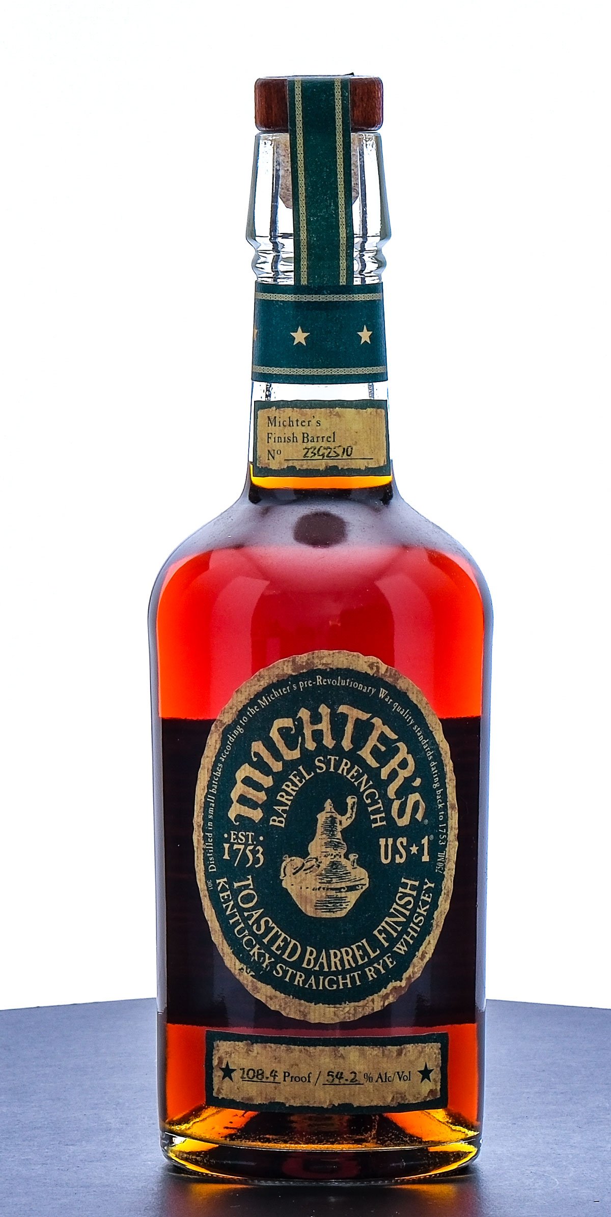 Michter's Barrel Strength US-1 Toasted Finish 2023 Straight Rye