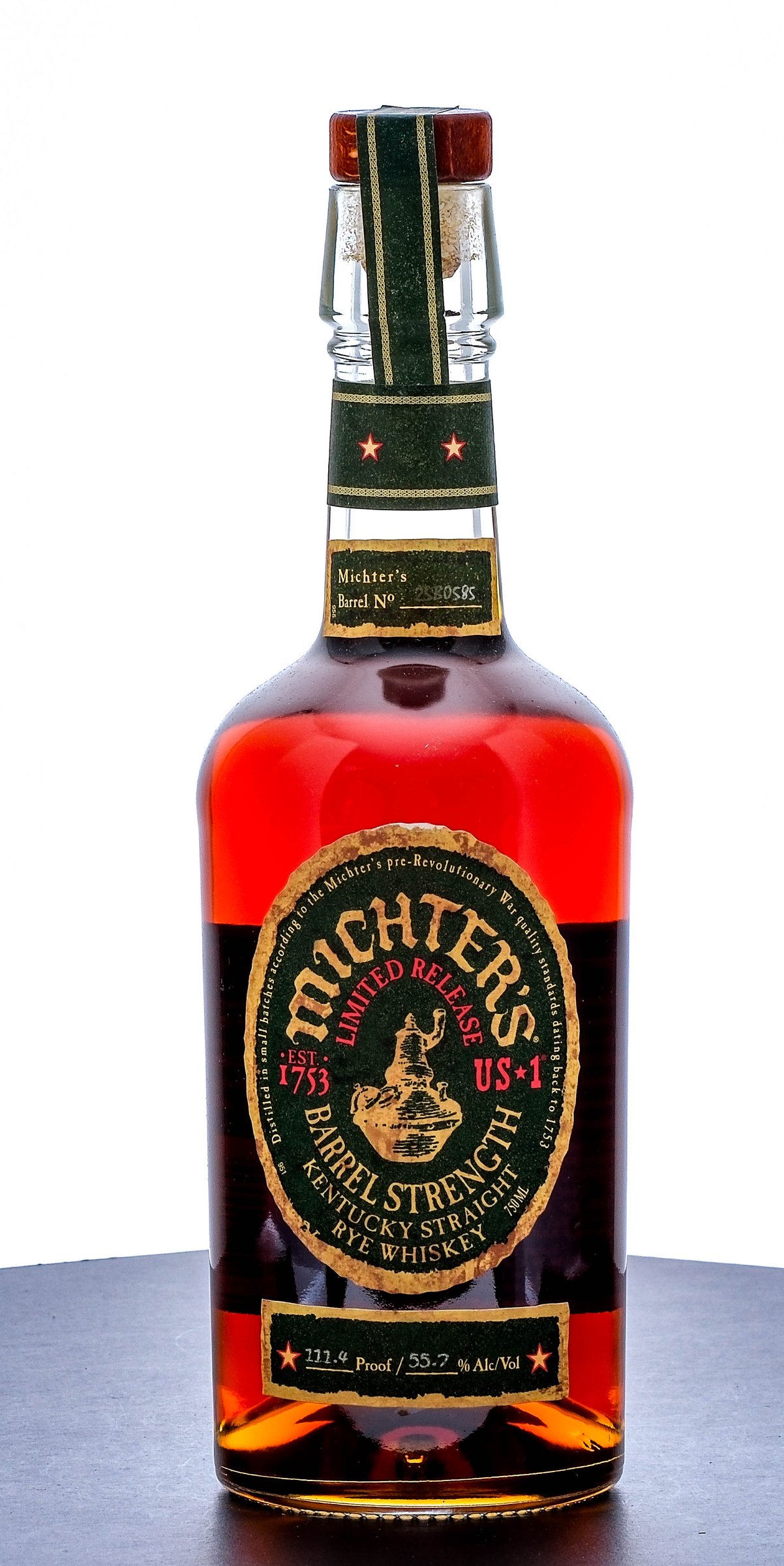 Michter's Limited Release US-1 Barrel Strength Kentucky Straight Rye Whiskey (2023)