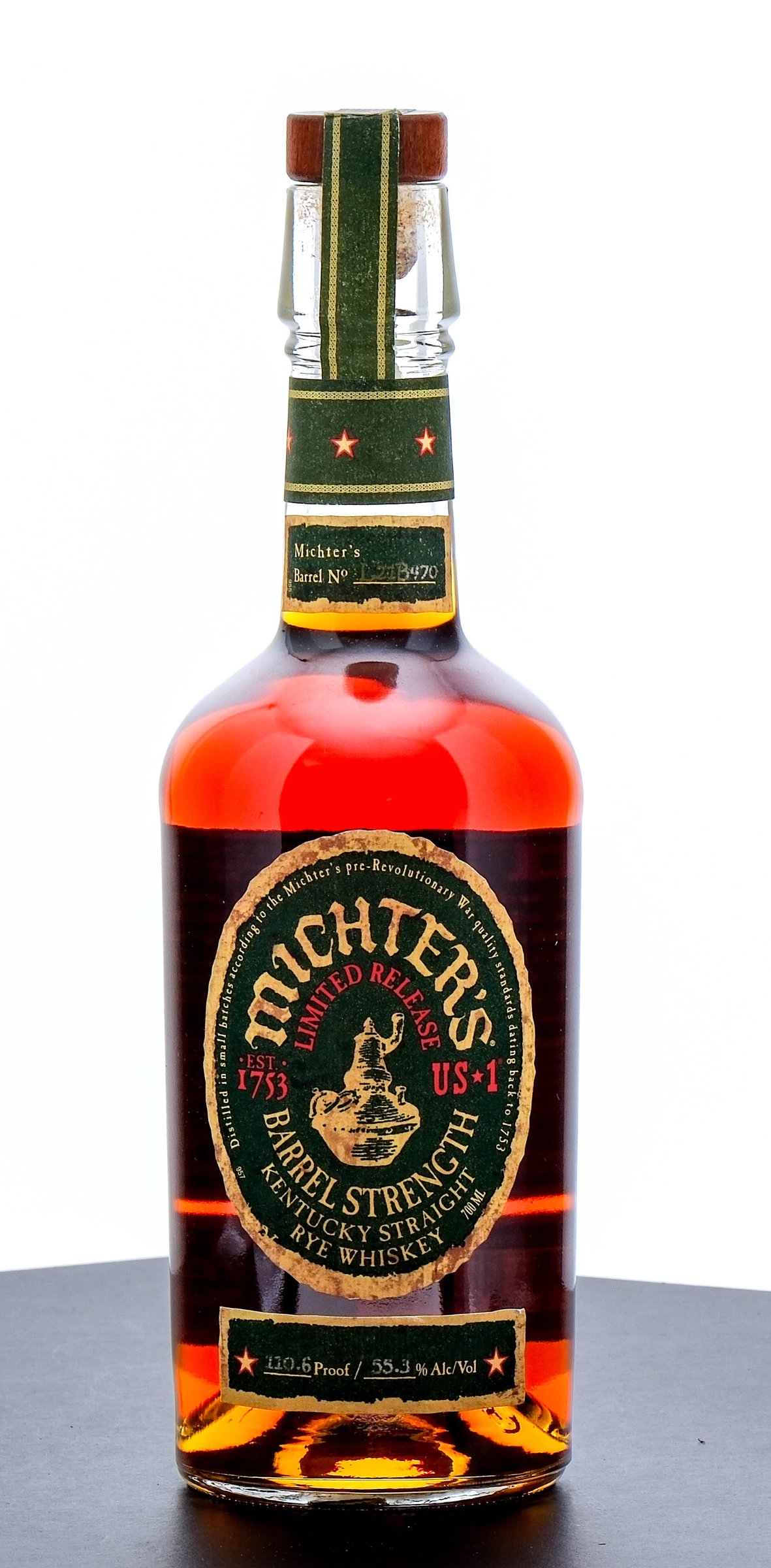 Michter's US*1 Barrel Strength KY Straight Rye 2021