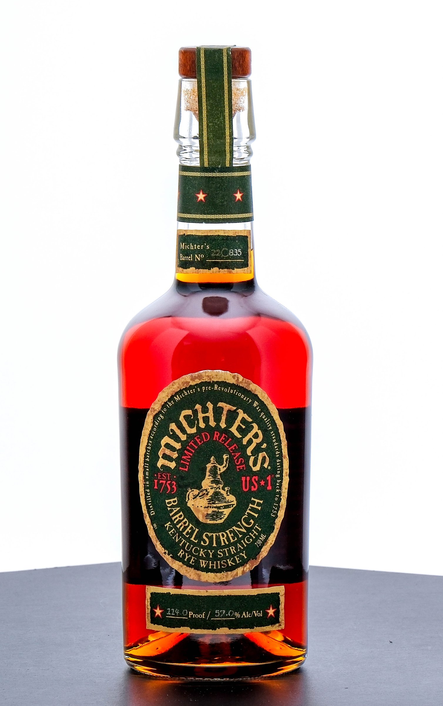 Michter's US*1 Barrel Strength KY Straight Rye 2022