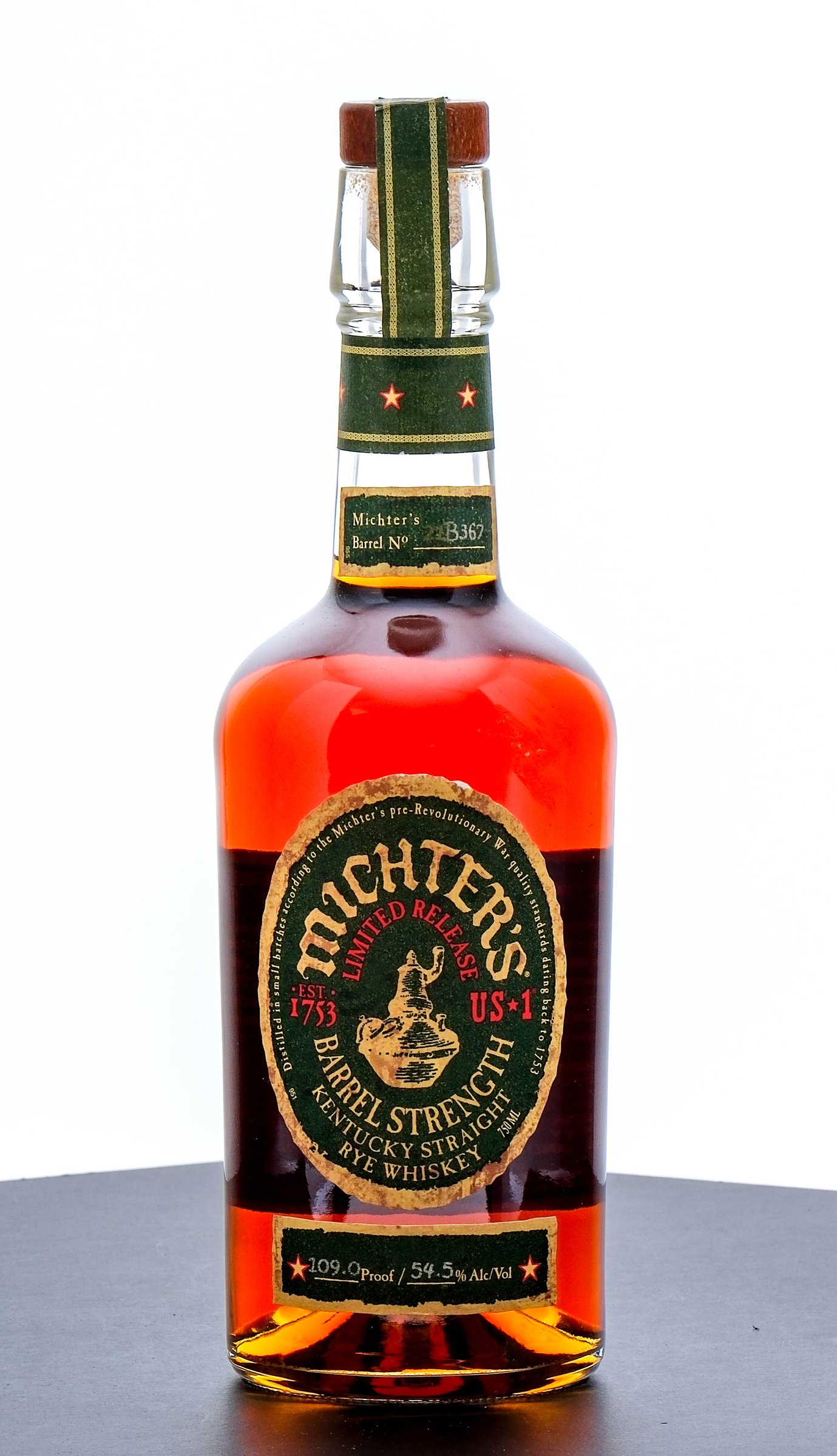 Michter's US*1 Barrel Strength KY Straight Rye 2022