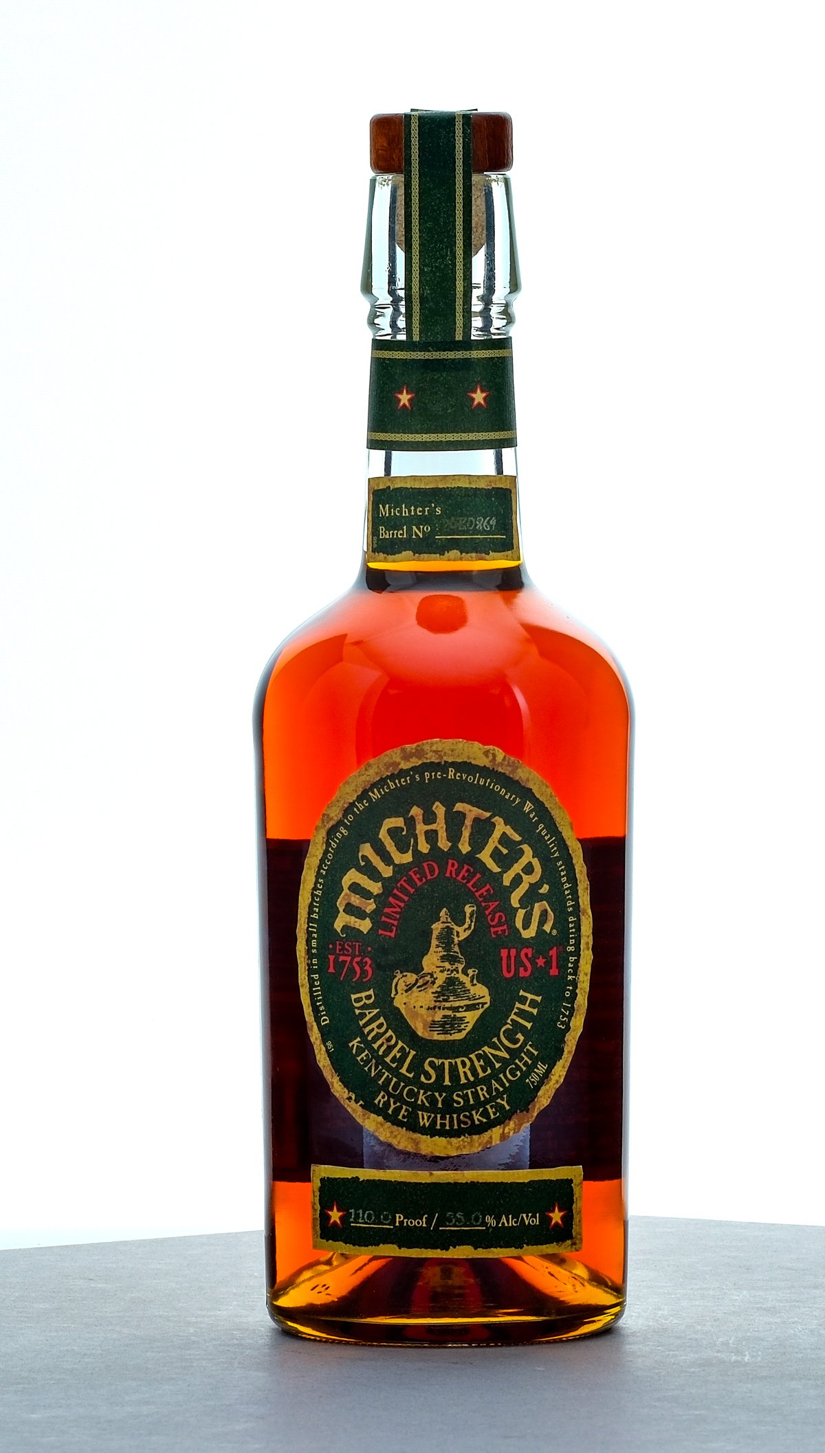 Michter's US 1 Limited Release Barrel Strength Kentucky Straight Rye 2024