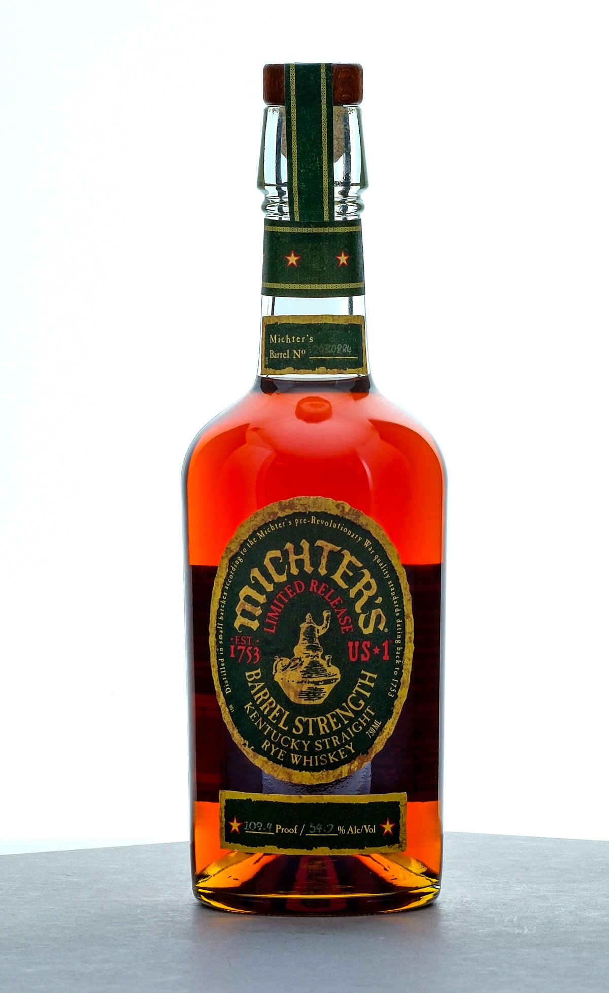 Michter's US 1 Limited Release Barrel Strength Kentucky Straight Rye 2024