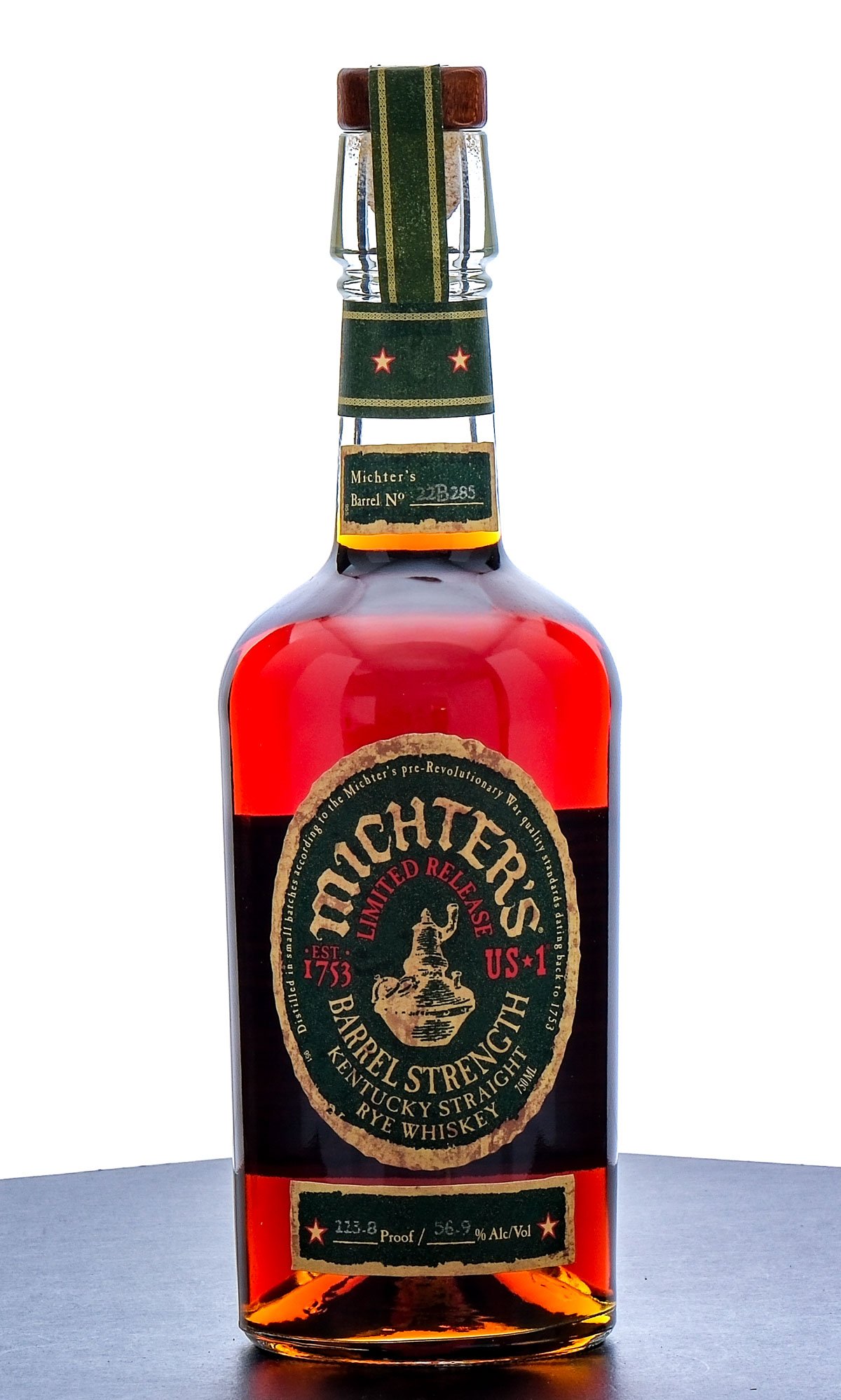 Michter's US-1 Limited Release Barrel Strength Rye 2022