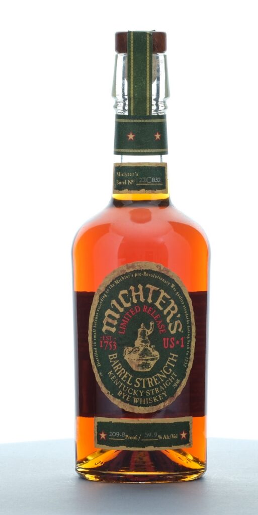 Michter's US-1 Limited Release Barrel Strength Straight Rye 2022
