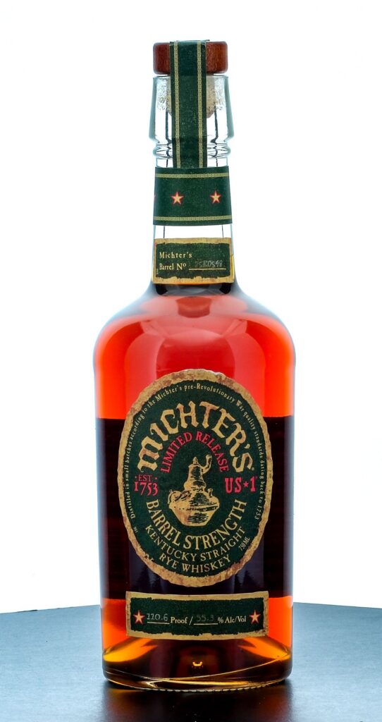 Michter's US-1 Limited Release Barrel Strength Straight Rye 2025