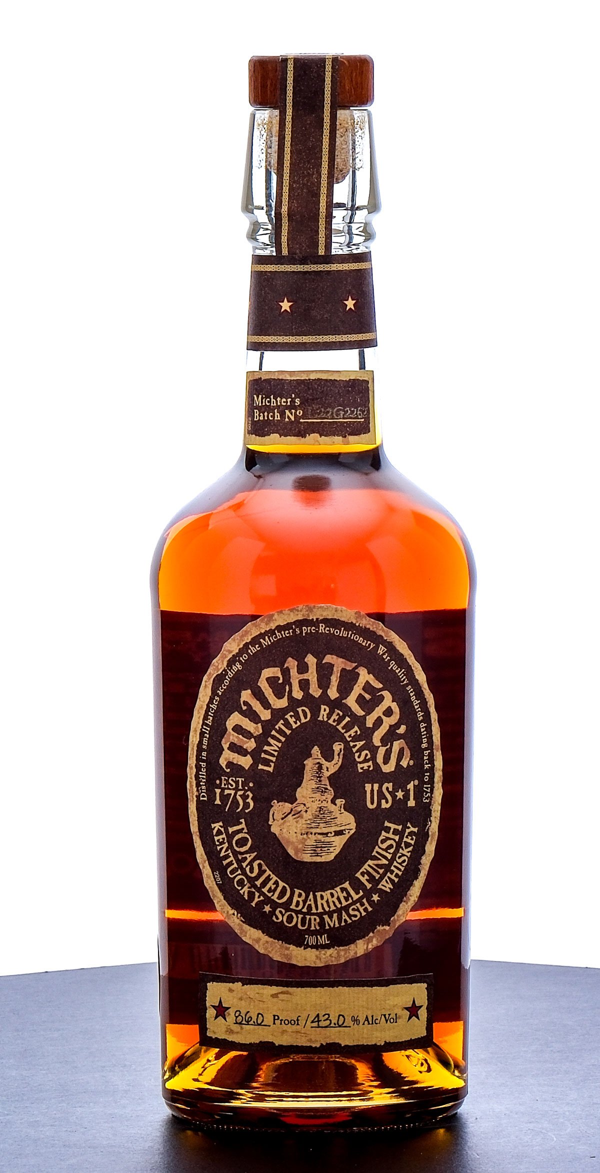 Michter's US 1 Limited Release Toasted Barrel Finish Sour Mash Whiskey