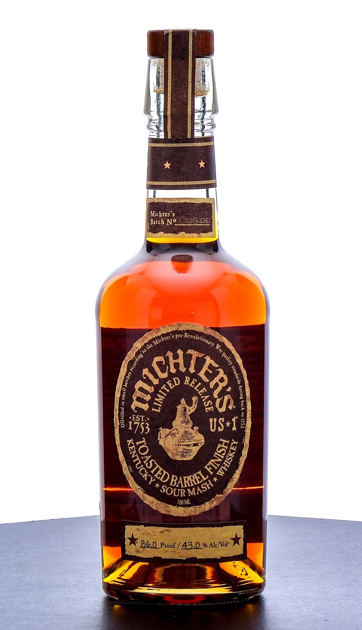 Michter's US 1 Limited Release Toasted Barrel Finish Sour Mash Whiskey