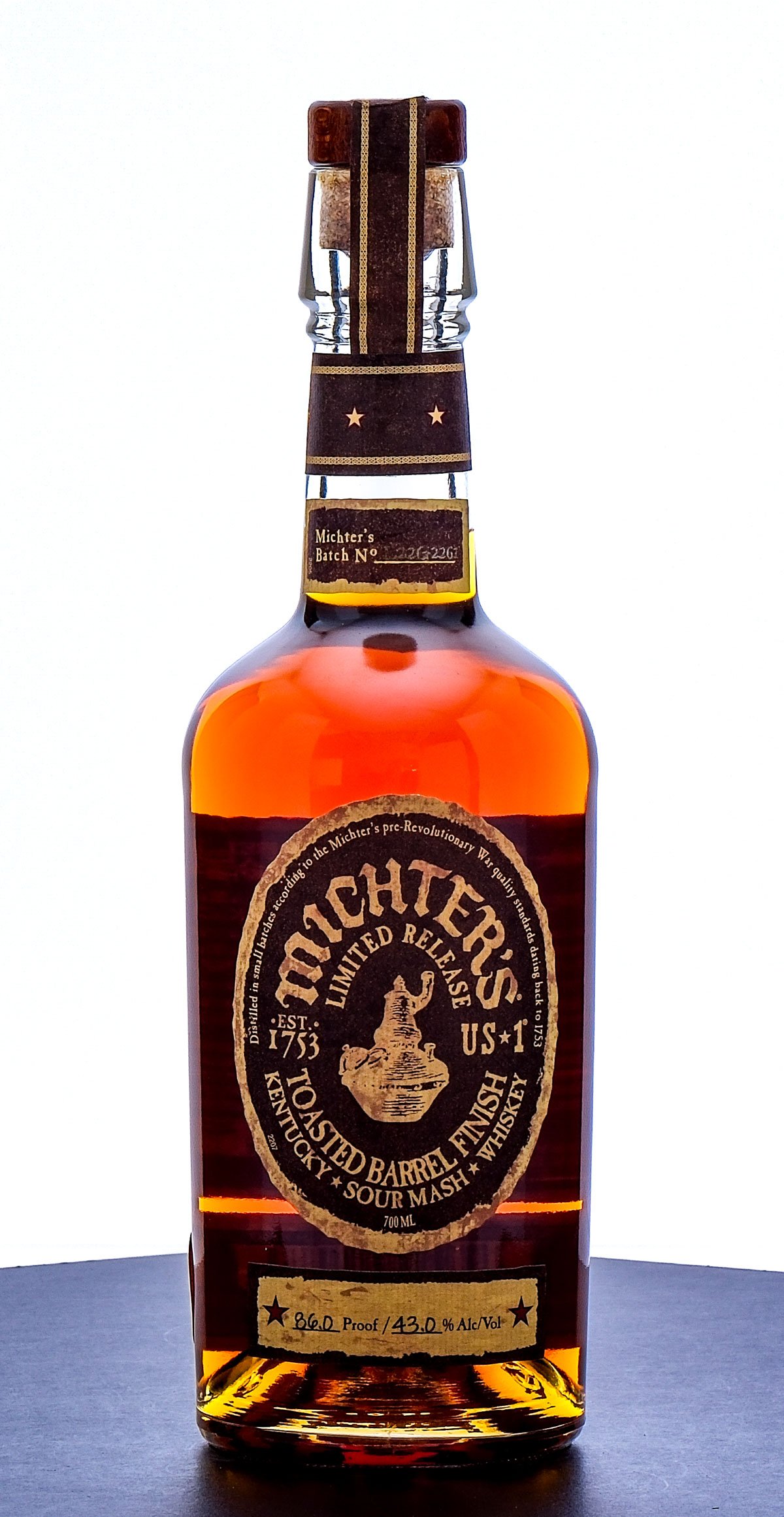 Michter's US 1 Limited Release Toasted Barrel Finish Sour Mash Whisky
