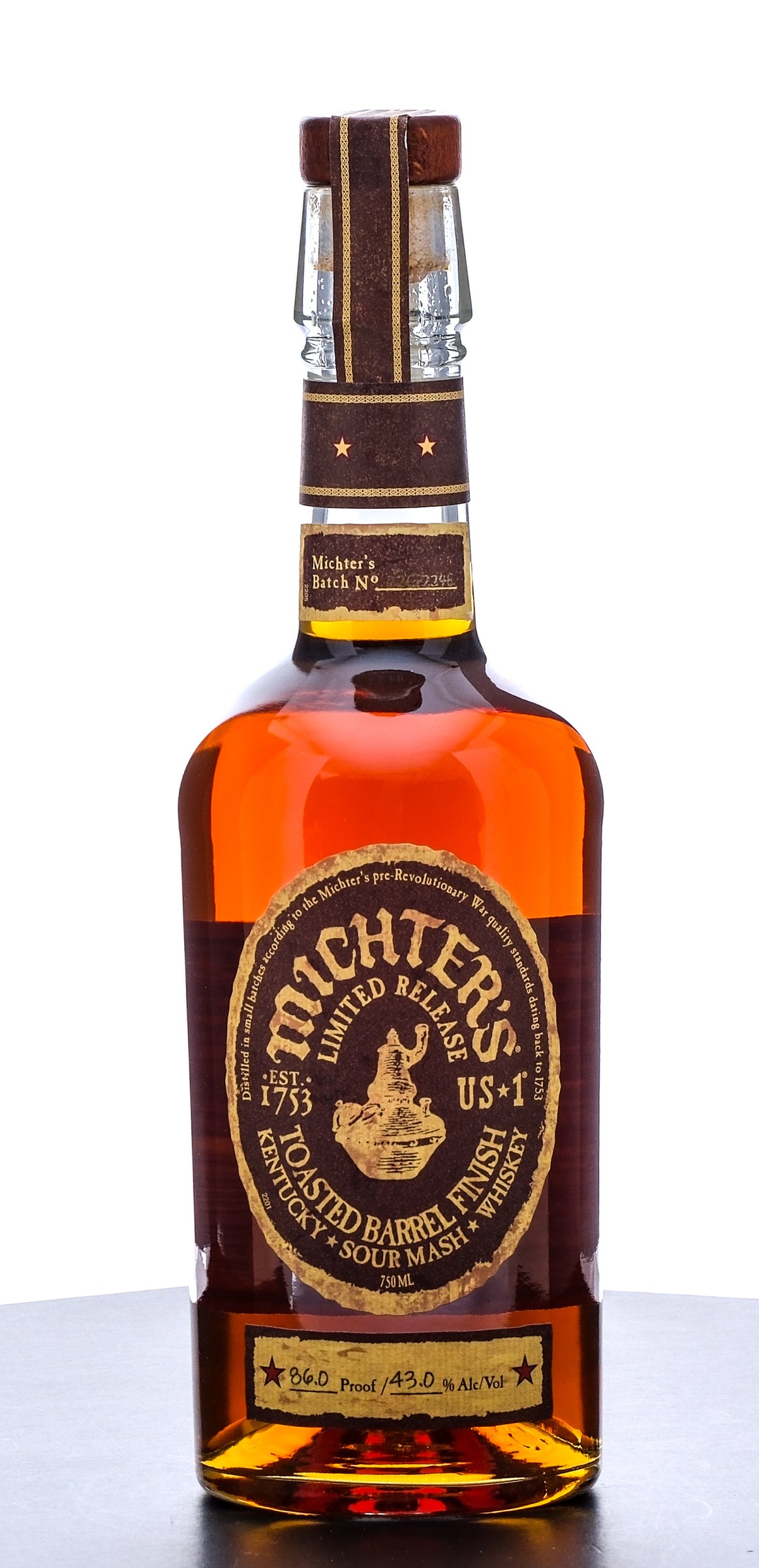 Michter's US-1 Toasted Barrel Finish Sour Mash Whiskey 2022