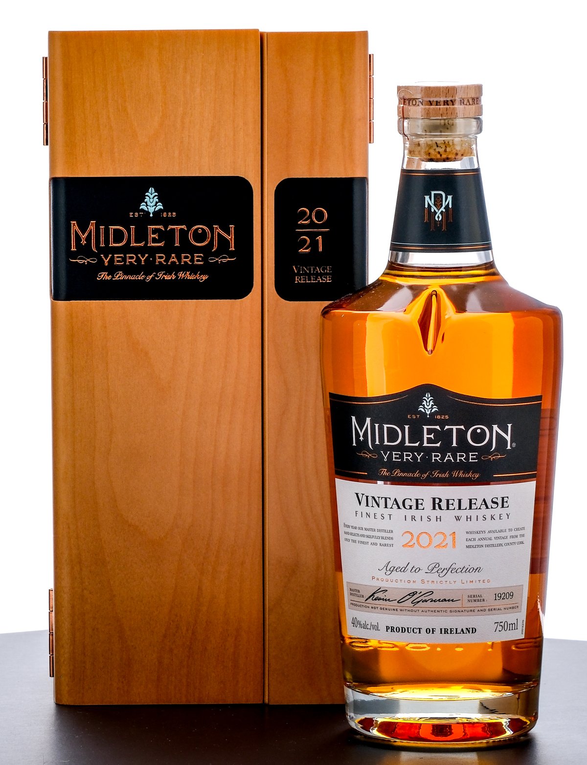 Midleton Very Rare Vintage Release Finest Irish Whiskey 2021