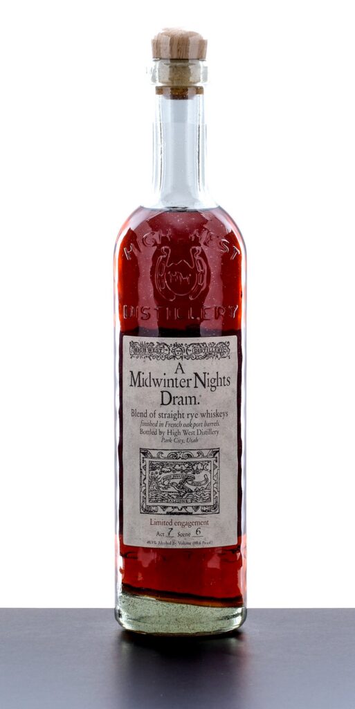 Midwinter Night's Dram Act 7, Scene 6 High West Rye 2019