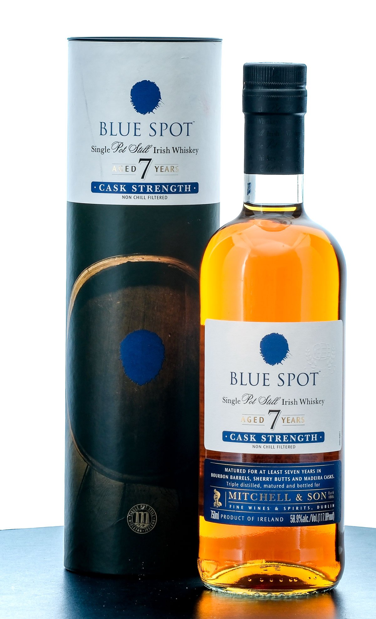 Mitchell & Son Blue Spot 7 Year Cask Strength Single Pot Irish Whiskey