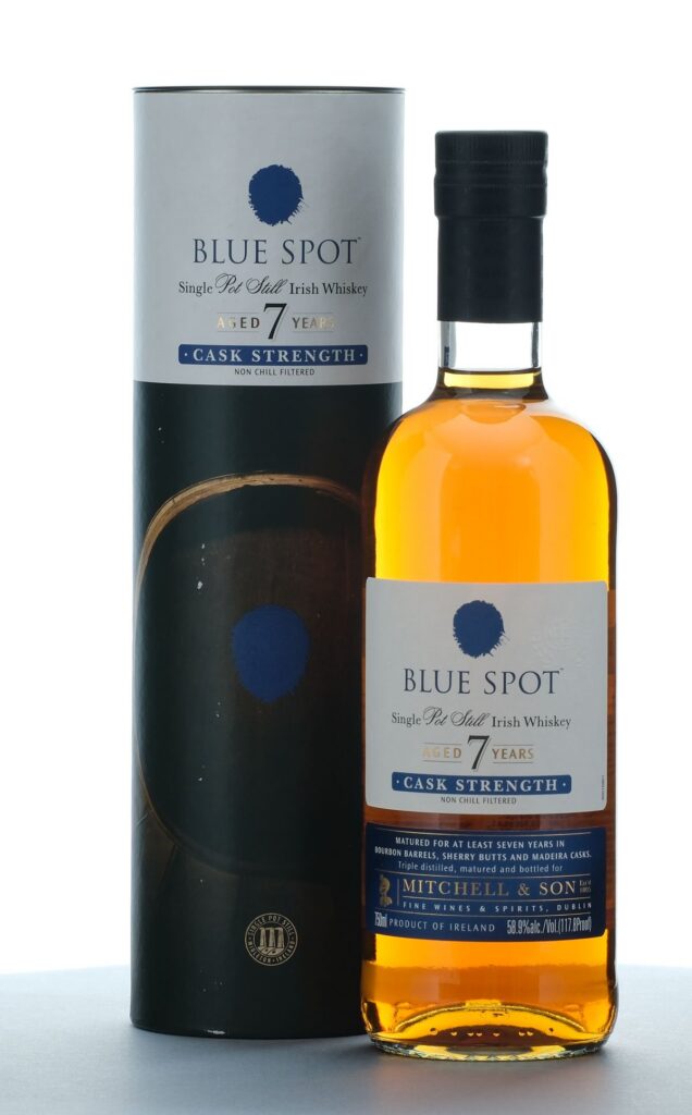 Mitchell & Son Blue Spot 7 Year Cask Strength Single Pot Still Irish Whiskey