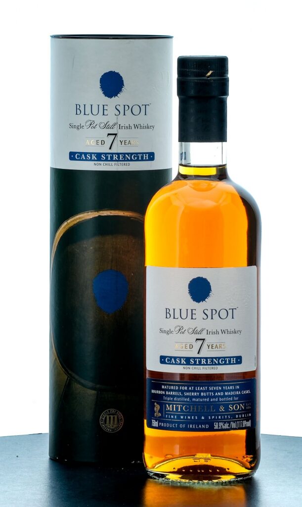 Mitchell & Son Blue Spot 7 Year Cask Strength Single Pot Still Irish Whiskey
