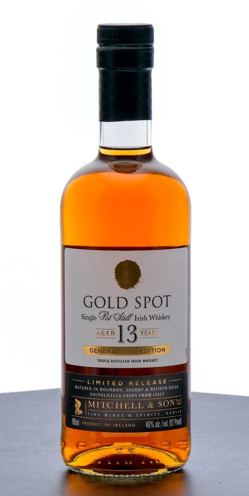 Mitchell & Son Gold Spot Generations Edition Gold Spot 13 year Irish Whiskey. (2024)