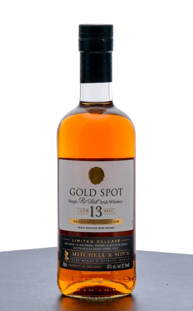 Mitchell & Son Gold Spot Generations Edition Gold Spot 13 year Irish Whiskey. (2024)