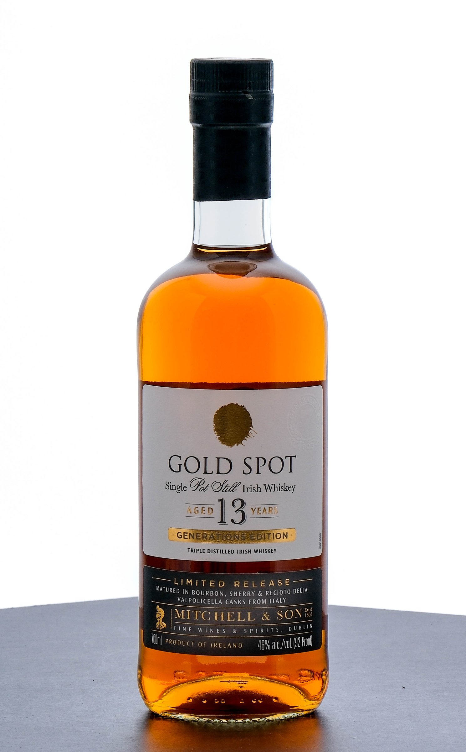 Mitchell & Son Gold Spot Generations Edition Gold Spot 13 year Irish Whiskey. (2024)