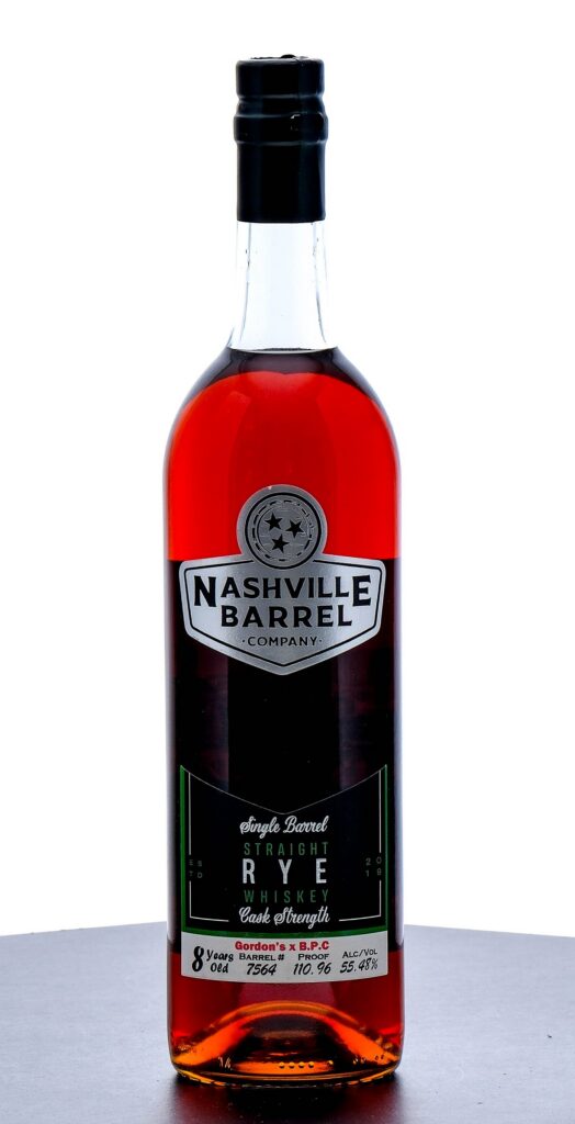 Nashville Barrel Company 8 Year Single Bbl Select Cask Strength Straight Rye