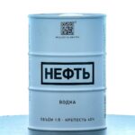 Neft Vodka White Oil Drum 1L
