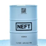 Neft Vodka White Oil Drum 1L (photo 2)