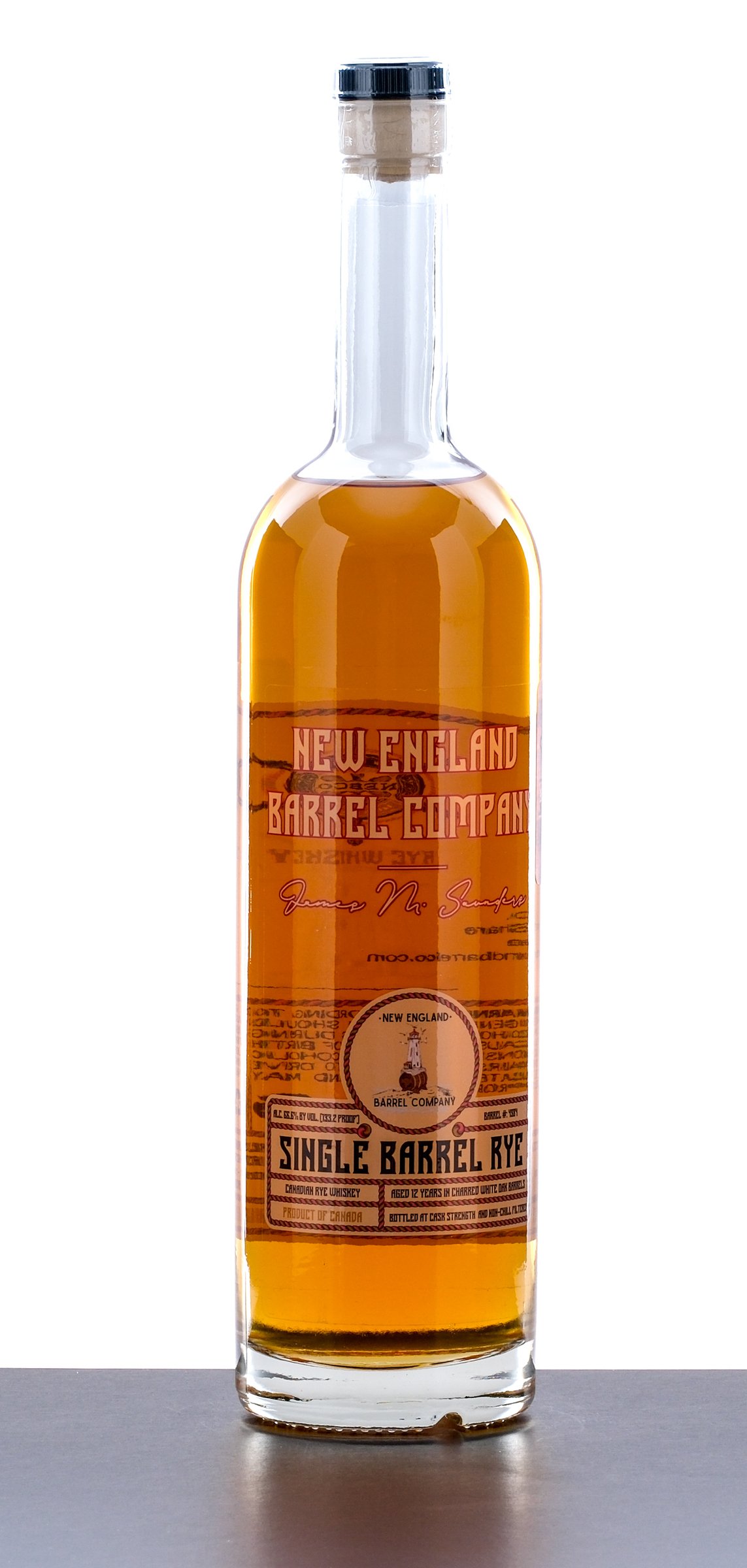 New England Barrel Company Private Single Barrel Canadian Rye 12 Year