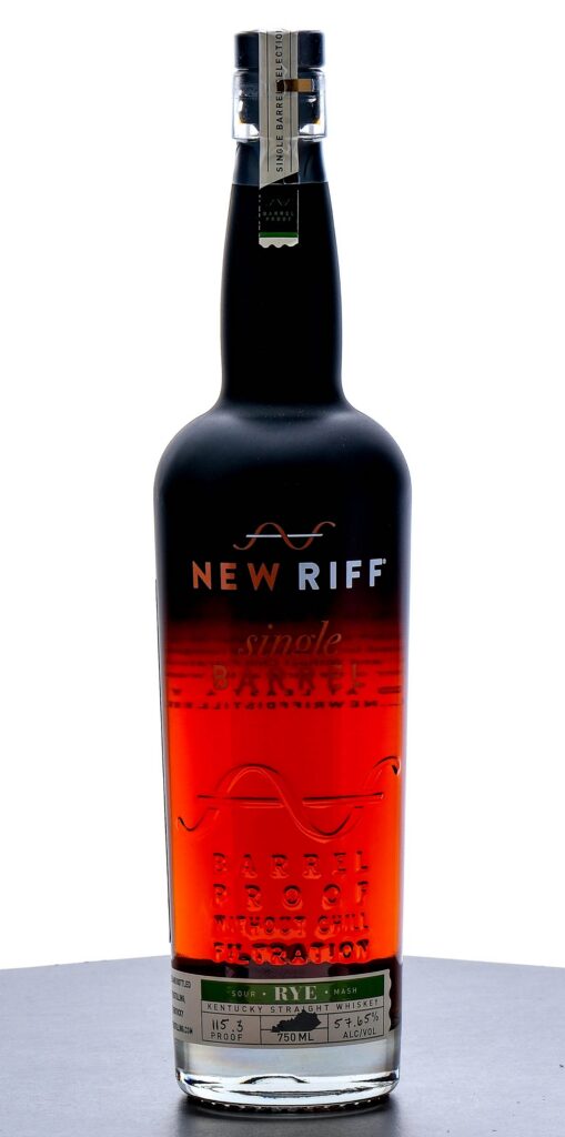 New Riff Single Barrel Select Bbl Proof Sour Mash KY Straight Rye 2023