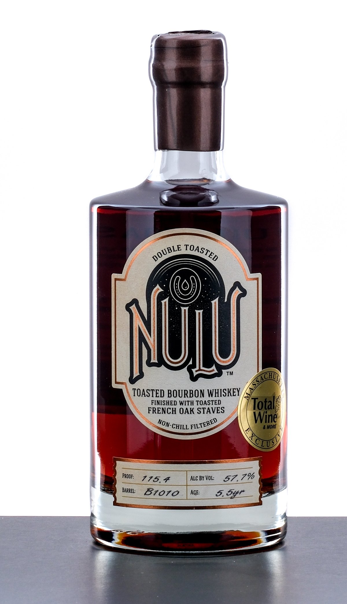 Nulu Double Toasted Massachusetts Total Wine & More Exclusive Bourbon 5 Year