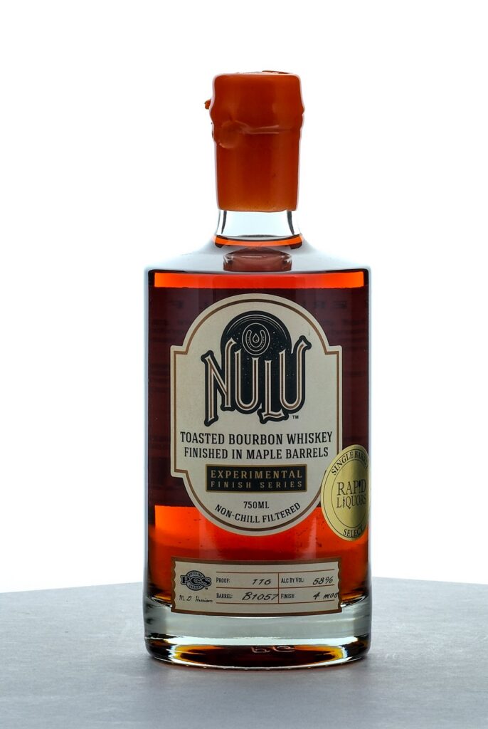 Nulu Experimental Finish Series Maple Barrel Finish Single Bbl Select Toasted Bourbon