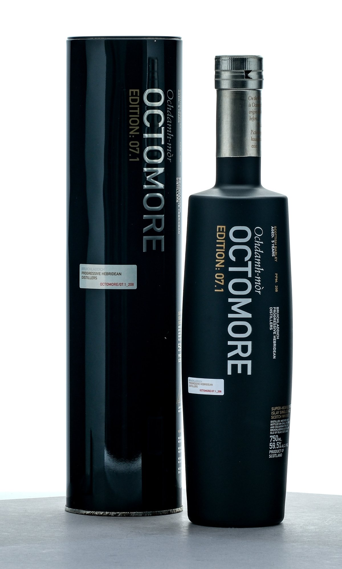 Octomore 07.1 Islay Barley 5 year Single Malt Scotch
