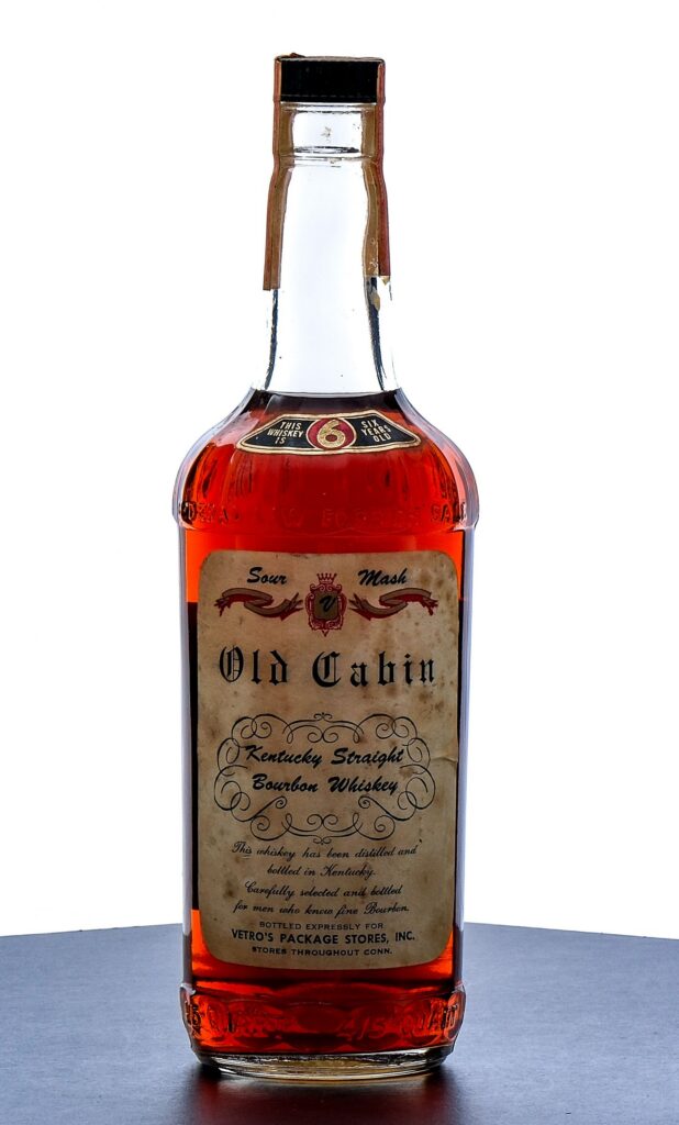 Old Cabin 6 Year Sour Mash Bourbon Vetro Package Stores Exclusive