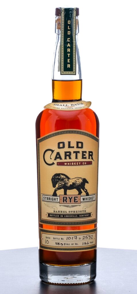 Old Carter Small Batch Barrel Strength Straight Rye (2022)