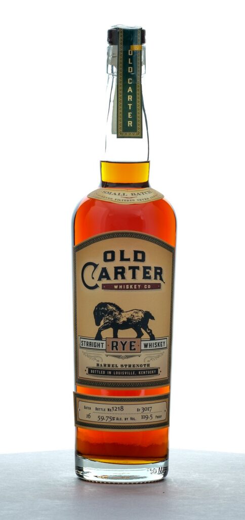 Old Carter Small Batch Barrel Strength Straight Rye Batch 16