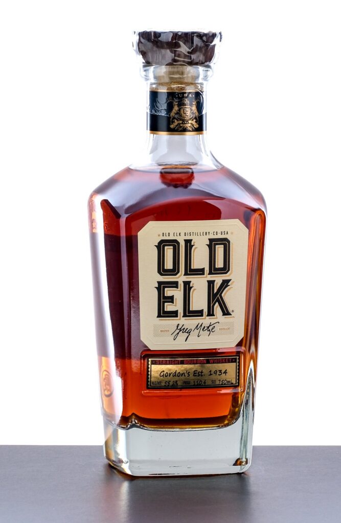 Old Elk Straight Bourbon Whiskey Private Barrel: Gordon's Est 1934.